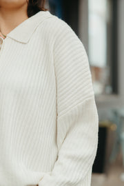 Button Down Sweater
