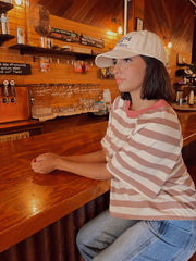 Boxy Striped Top