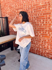Lettering Print Top