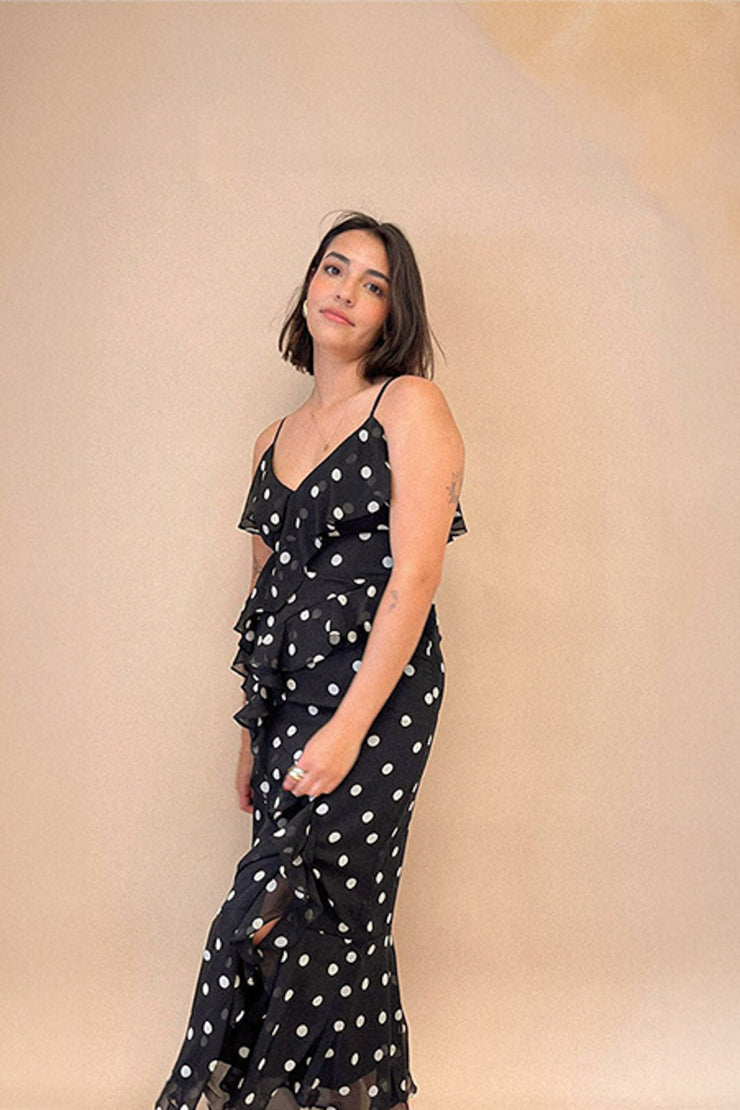 Polka dot Midi